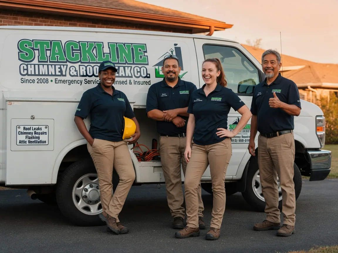 Chimney flashing repair company in Howard City, MI